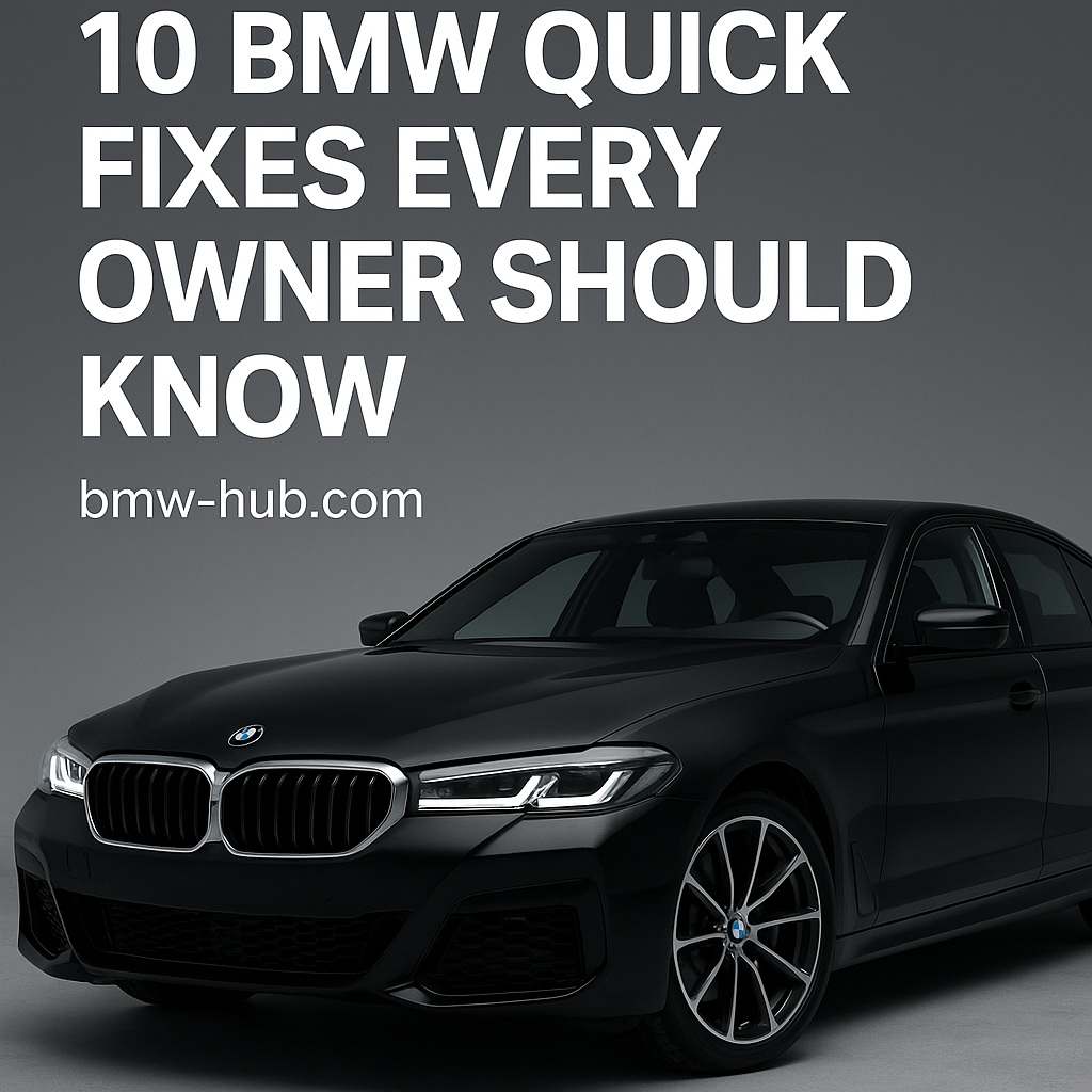BMW_Hub - 10 Quick Fixes & Hacks Every BMW Owner Should Know