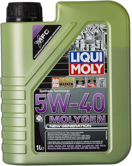 LIQUI MOLY New Generation Moly Engine Oil 5W-40, 1 Liter